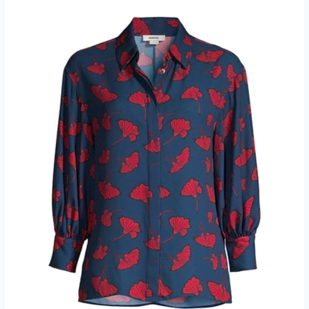 Jason Wu Gingko Print blouse